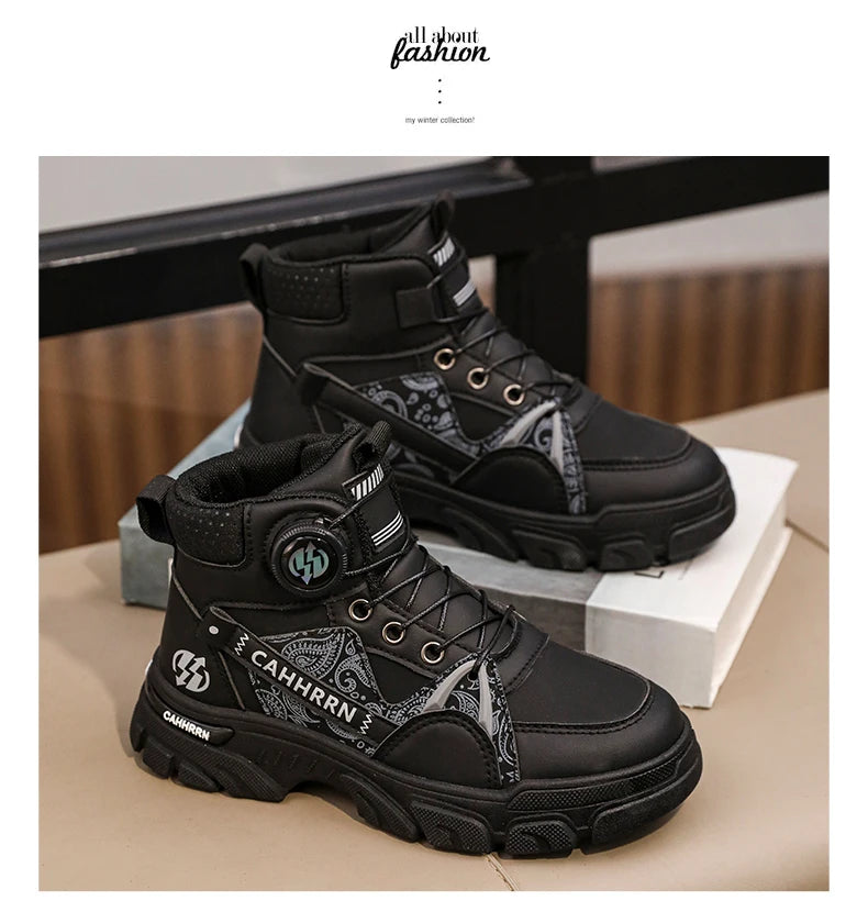 Platform Sports Shoes Kids Sneakers Sports and Leisure Shoes for Boys Wear-resistant Loafers Soft and Comfortable Fashion new