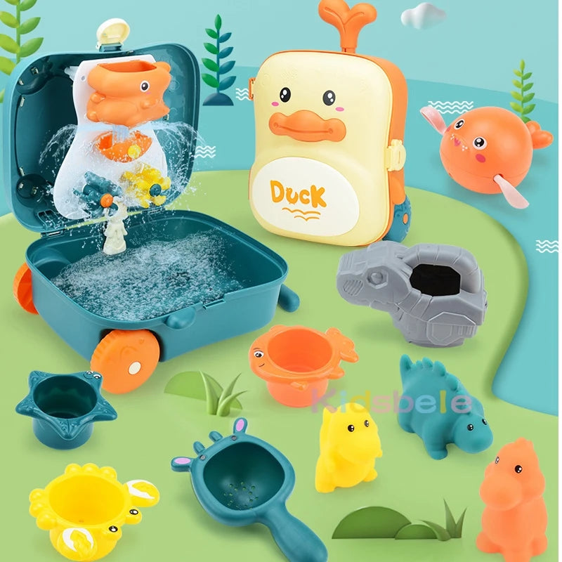 Kids Beach Toys Baby Beach Play Toys Sandbox Kit Summer Toys Beach Accessories Sand Water Game Tools Bath Toy For Baby