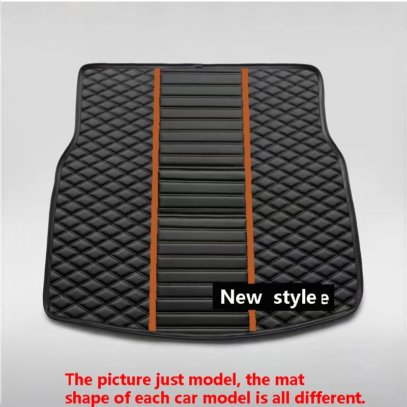 Car Trunk Mats For Hyundai Kona Kauai OS 2018~2022 Waterproof
