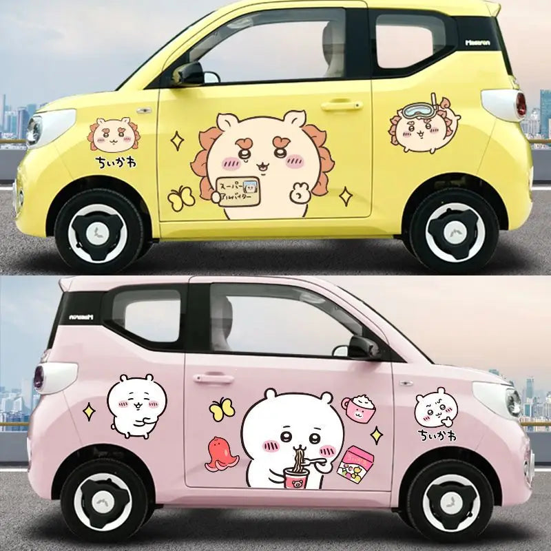 Stickers Car Accessories Decorate Hachi ware Usagi Car Accessories Gift