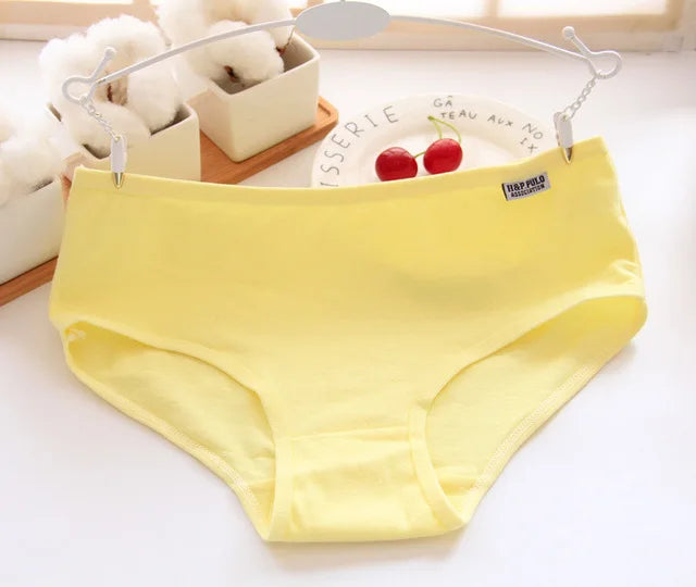 7Pcs Panties for Women Cotton Underwear Plus Size Sexy Briefs Girls Breathable Soft Lingerie Female Cute Solid Color Underpants
