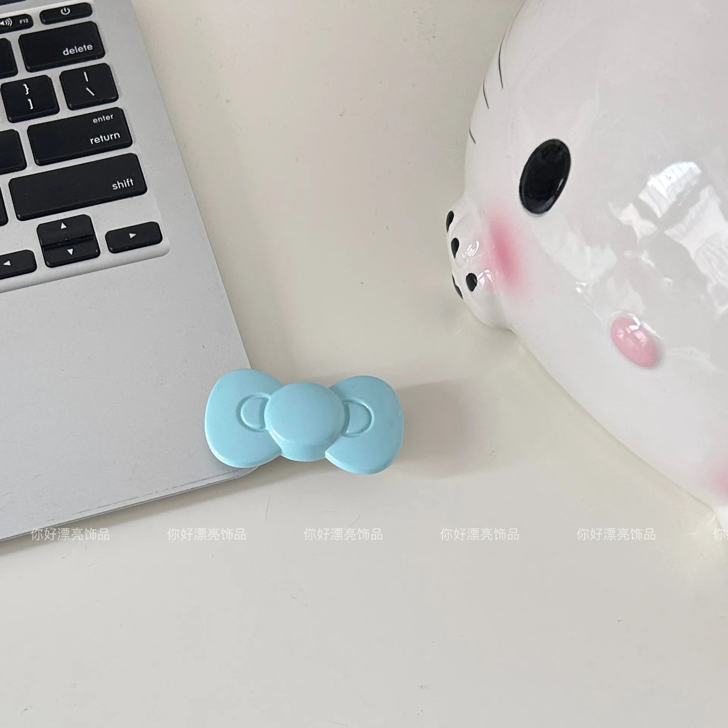 Kawaii Sanrio Bow Hairpin Hello Kittys Hair Accessories Cute Girl Heart Side Clip Bangs Temperament Jewelry Gift Sanrio Hairpin