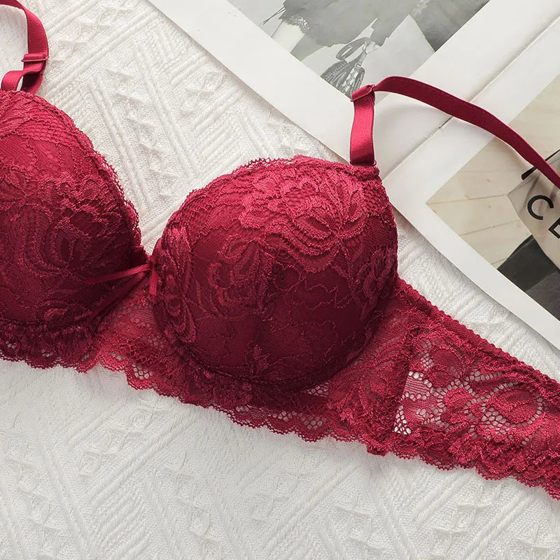 Bra and Panty Set Women's Lace Underwear Ensemble Sexy De Lingerie Femmes Sexy’ Hot Lingeries Sets for Women Sexyfemme Girl