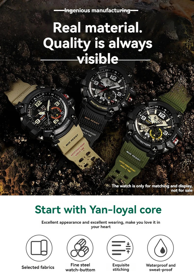 Resin Band for Casio G-SHOCK GG-1000/GWG-100/GSG-100 Mudmaster, Shockproof Watch Strap Replacement Outdoor Sports Accessories