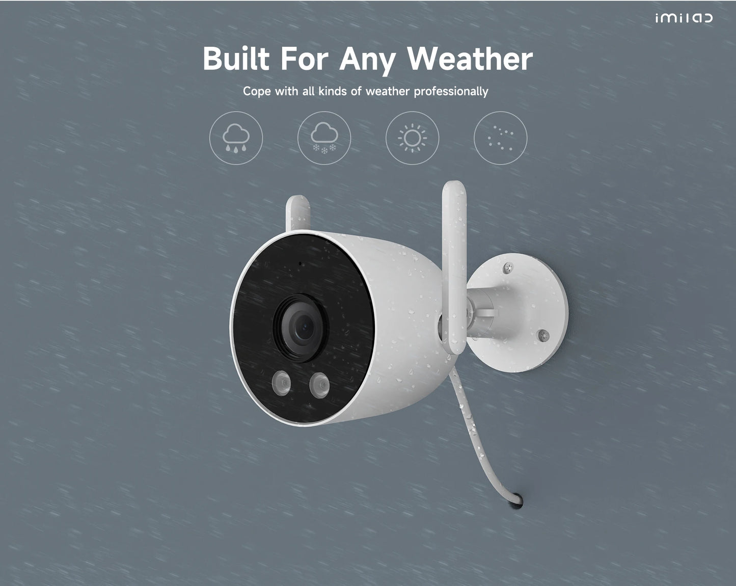 IMILAB EC3 Lite Camera Home Security Protection 2K HD Outdoor WIfi IP Smart Siren Color Night Vision CCTV Human Detection Webcam