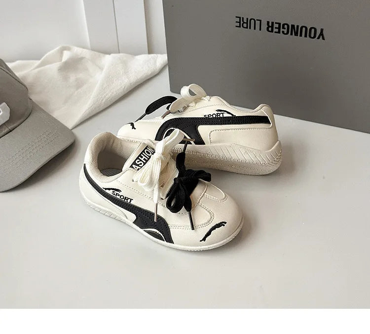 Children's Sports Shoes 2025 Autumn Boys Girls Comfortable Non Slip Outdoor Casual Shoes Kids Fashion Low-top Flat Sneakers