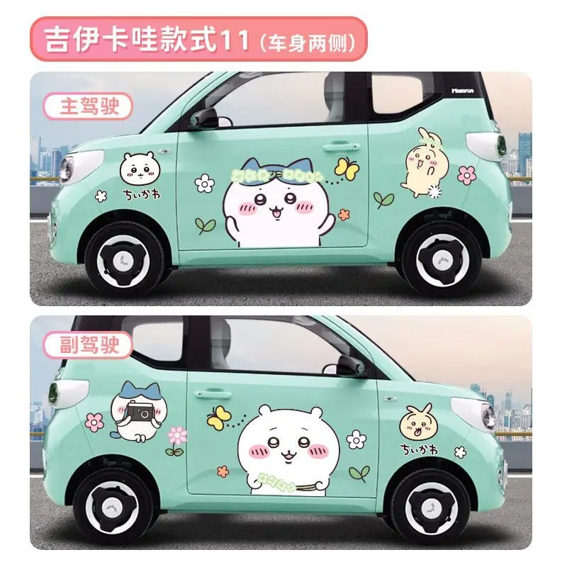 Stickers Car Accessories Decorate Hachi ware Usagi Car Accessories Gift