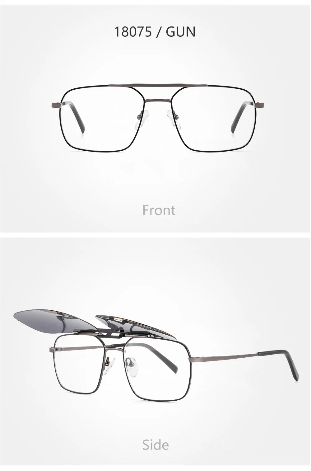 Polarized Sunglasses For Men Magnetic Clip On Sunglasses Retro Luxury Sun Glasses Men's Sunglass Eyeglasses Frames Myopia 2022