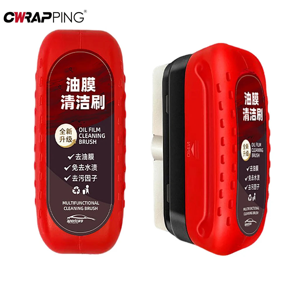 Car Glass Oil Film Remover Auto Detailing Powerful Glass Polishing Compound Windshield Cleaner Cleaning Brush Polish Car Tools