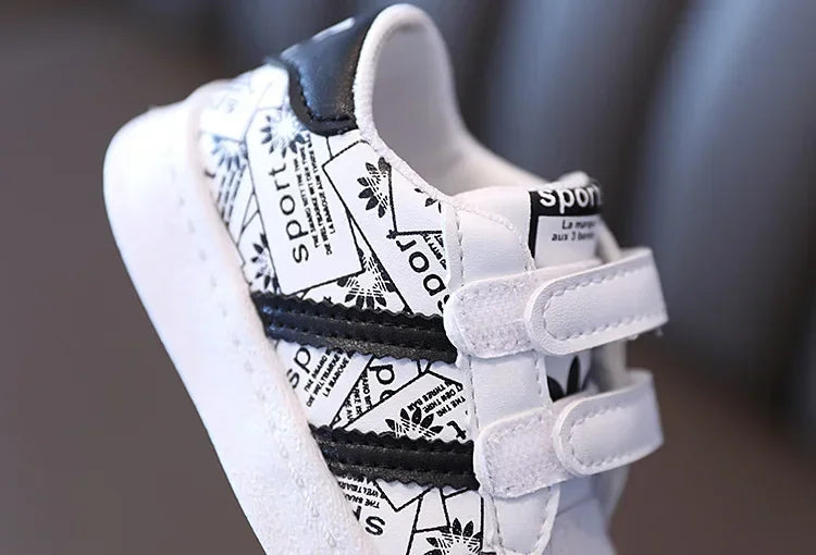 Kids Shoes for Baby Girls and Boys Anti-slip Soft Rubber Bottom Baby Sneaker Casual Flat Shoes Children Size 21-30