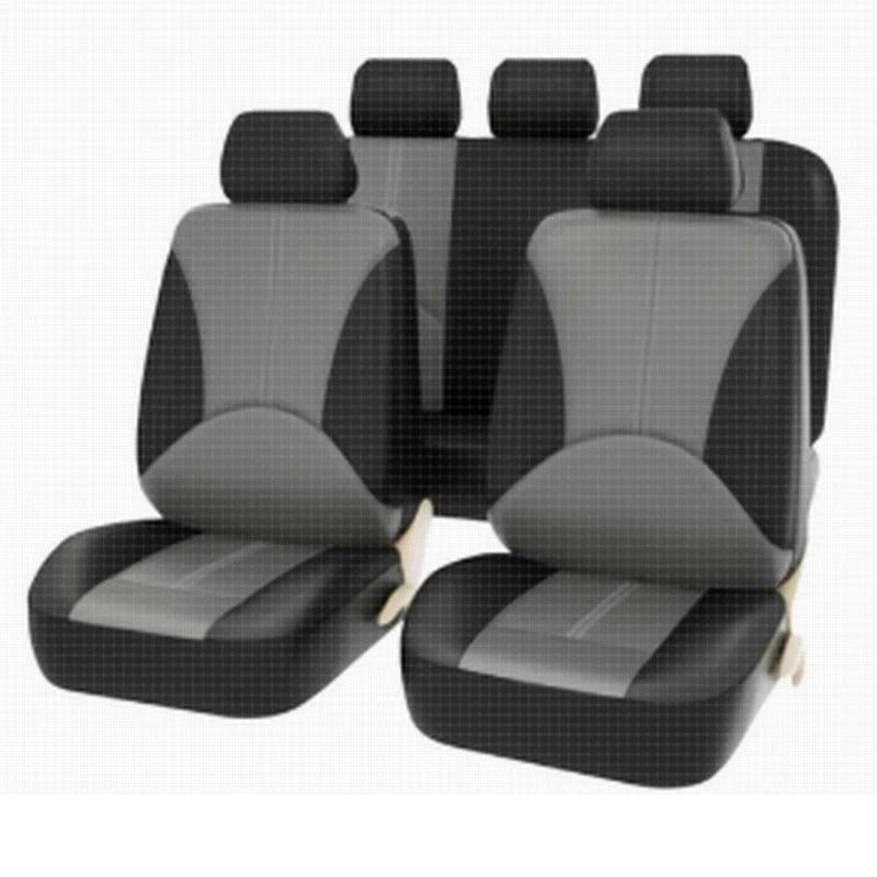 Car Seat Cover Set Breathable PU Leather Vehicle Seat Cushion Full Surround Cover For Car Full Protection Pad Fit 5-Seat Auto