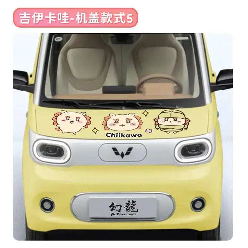 Stickers Car Accessories Decorate Hachi ware Usagi Car Accessories Gift