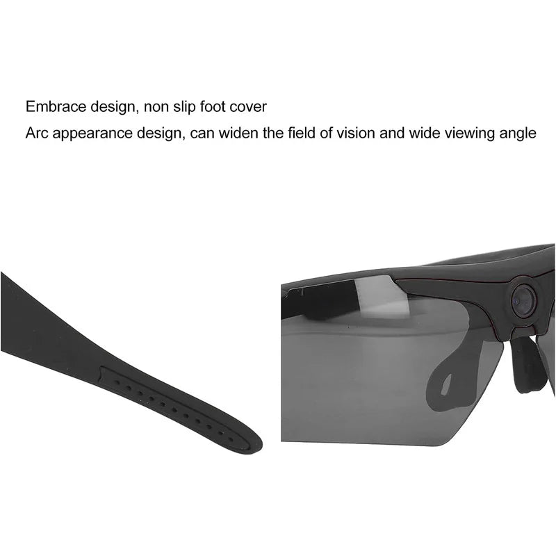 Xiaomi New Sunglasses With 1080p High-definition Mini Camera Smart Glasses Cycling Recorder Outdoor Sports Recording Goggles