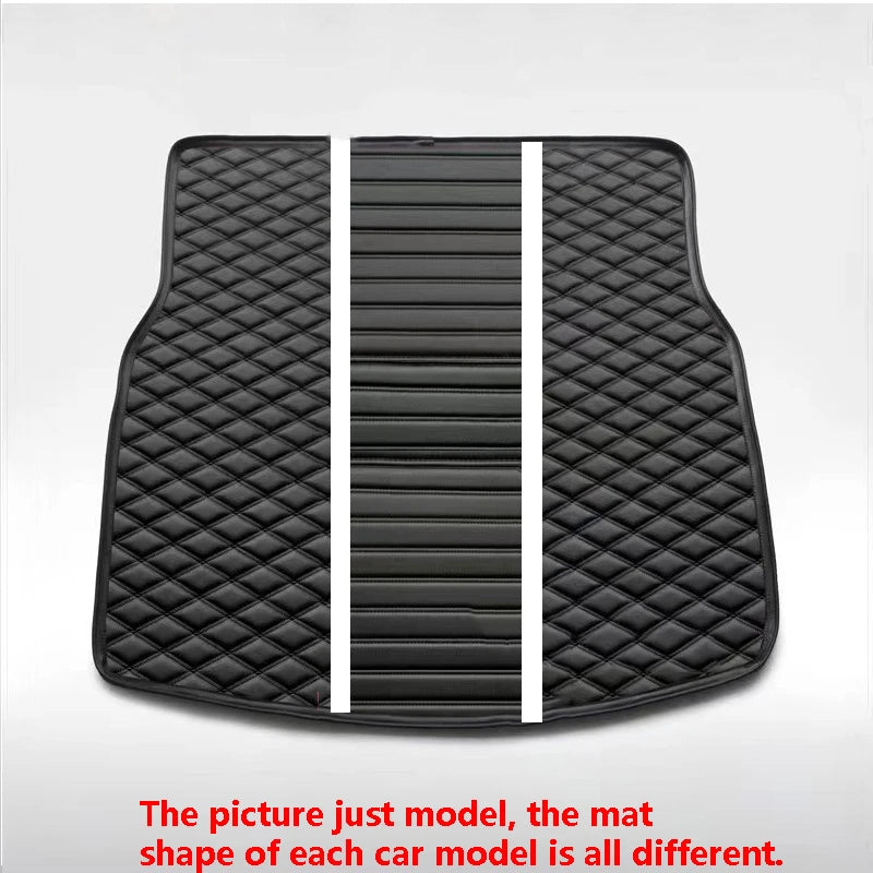 Car Trunk Mats For Hyundai Kona Kauai OS 2018~2022 Waterproof