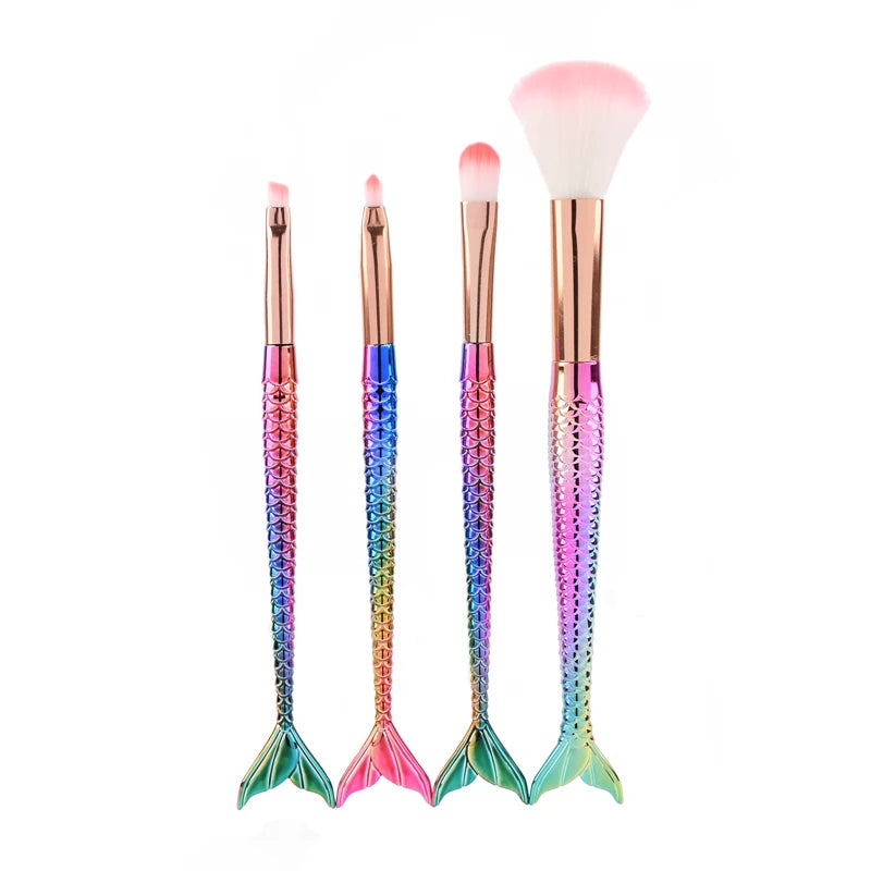 Four-piece Suit Mermaid Makeup Brush