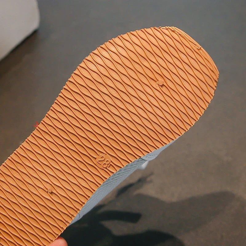 Children's Sneakers Four Seasons 3-18 Years Old Mesh Breathable Boys Girls Tennis Shoes Blue Hundred Non-slip Kids Single Shoes