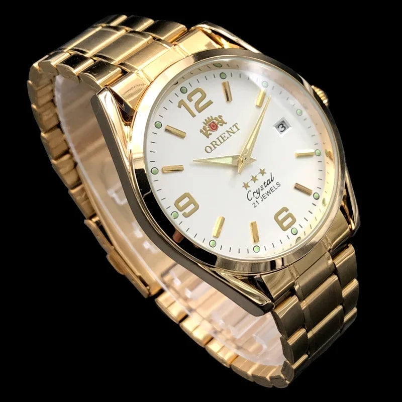 Orient Double Lion Watches High Quality Clock Brand New Top Men's Watch Multi-Function All-Steel Automatic Mechanical Tourbillon