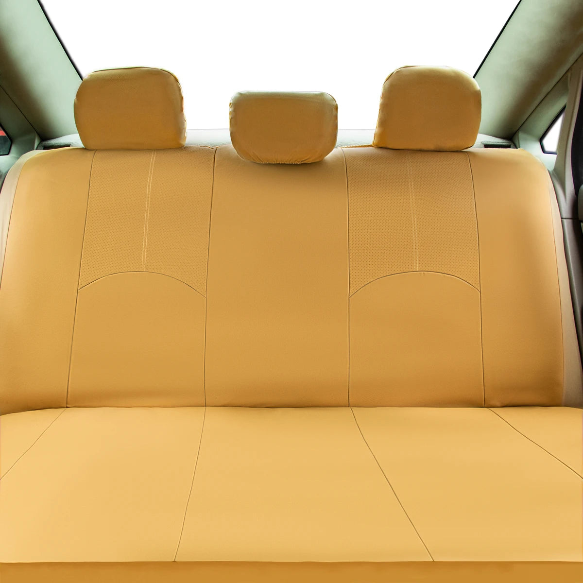 Car Seat Cover Set Breathable PU Leather Vehicle Seat Cushion Full Surround Cover For Car Full Protection Pad Fit 5-Seat Auto