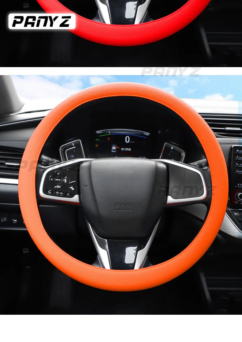 Universal 1pcs/set Car Styling Silicone Car Steering Wheel Glove Cover Automobiles Steering Wheel Hubs Cover Auto Accessories