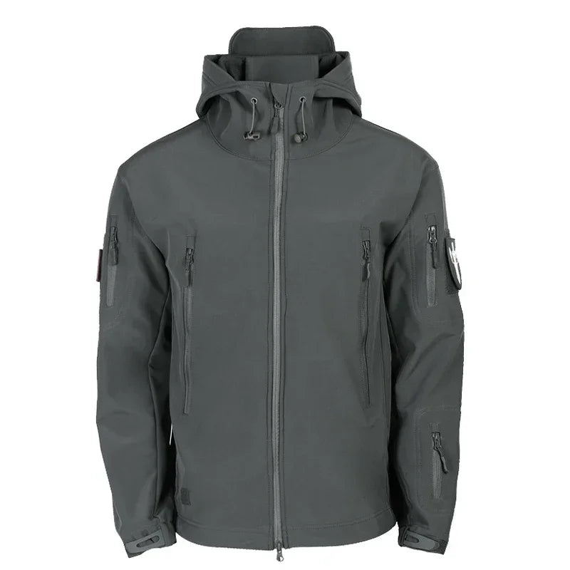 Fleece Autumn Military Men Jacket Waterproof Suit Fishing Warm Hiking Men Tracksuits Set for Men Jackets Suits Thermal Winter