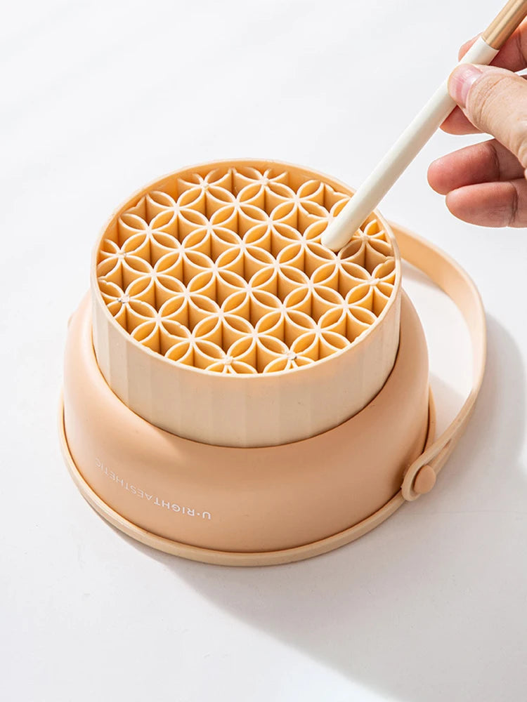Makeup Brush Cleaning Bucket