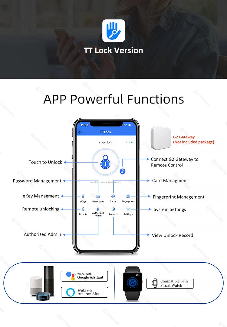 TTlock Smartkey Lock Box Home Key Wireless Smartlock Box Electronic Key Box App Digital Code Bluetooth Key Safe Padlock for Host