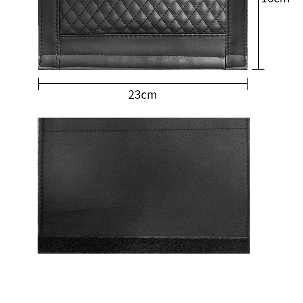 Leather Car Seat Belt Shoulder Cover Embroidery Wear-resistant Non-slip Leather Safety Cover Car Interior Decoration Products