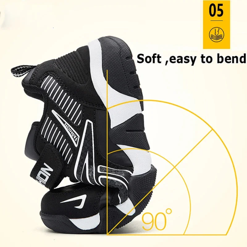 Children Boys Shoes School Sports Fashion Leather For Kids Tennis Casual Sneakers Children's Boy Running 7-13 Years Walking Shoe