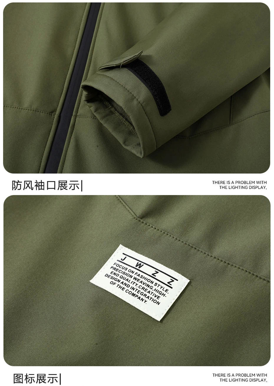 13XL 12XL Men Jackets Soft Shell Coats Autumn Winter Fleece Hooded Windbreaker Man Big Size 11XL 10XL Jackets