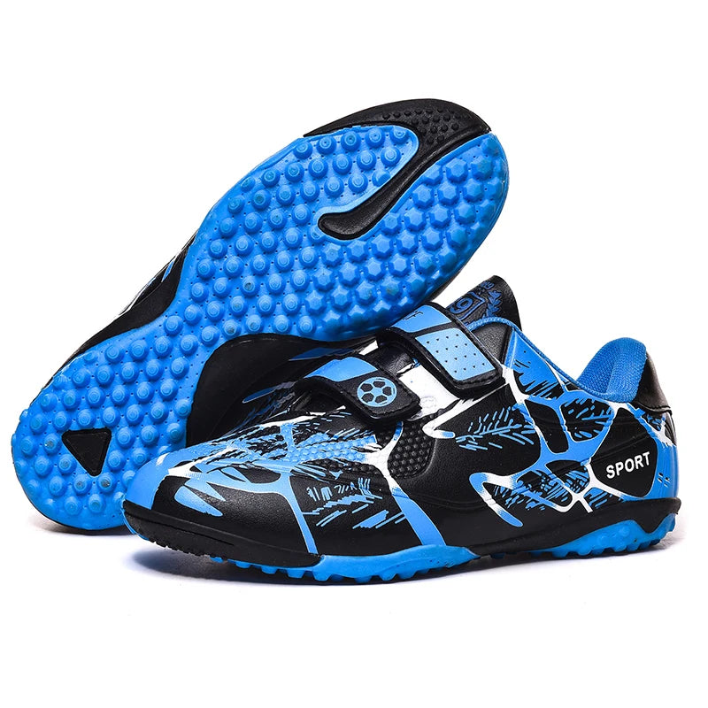 Kids Football Boots Child Soccer Shoe Anti Skid Boys Turf Cleats Hard Court Youth Training Trainers Children Futsal Sneakers