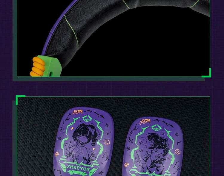 VALKYRIE VK S1 Gaming Headset Wireless Triple-Mode Detachable Microphone 15ms Ultra-low Latency Customized Gaming Headphones