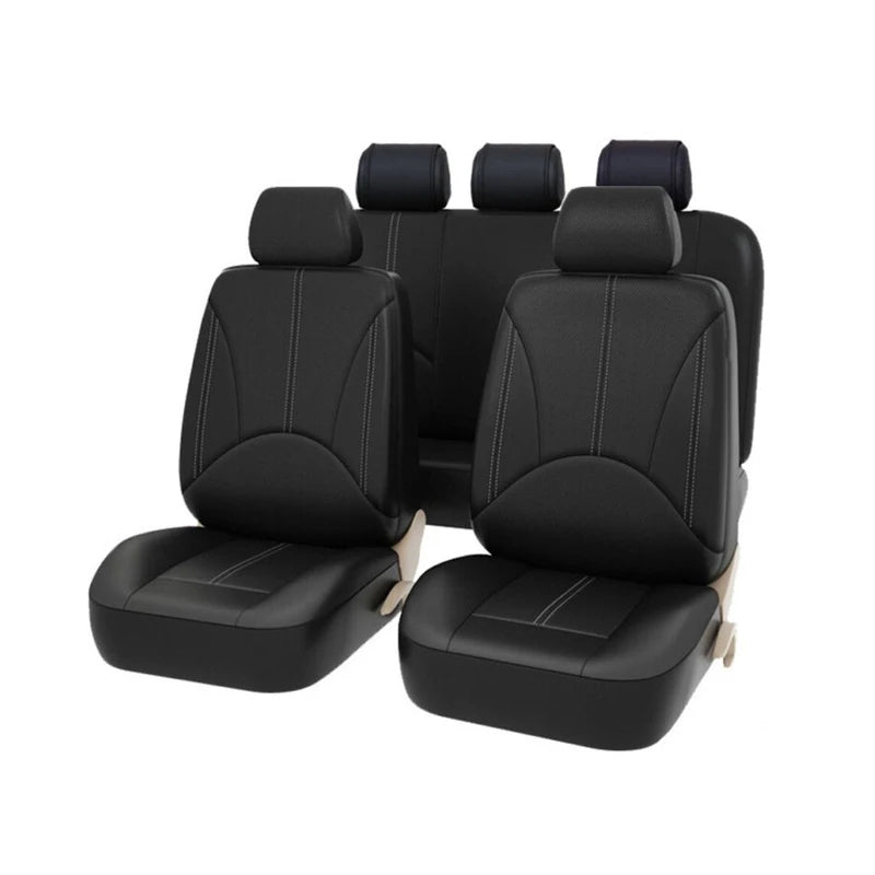 Car Seat Cover Breathable PU Leather Full Surrounded Seat Protector Universal Vehicle Seat Cushion Suitable For Most Cars