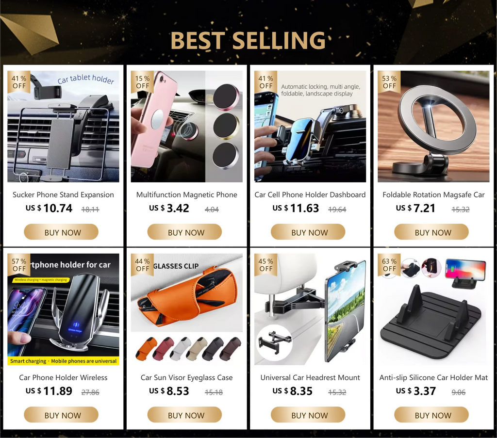 Universal All Mobile Phone Charging Car Phone Holder Wireless Charger Automatic Car Cell Phone Holder Vent Clip Accessories