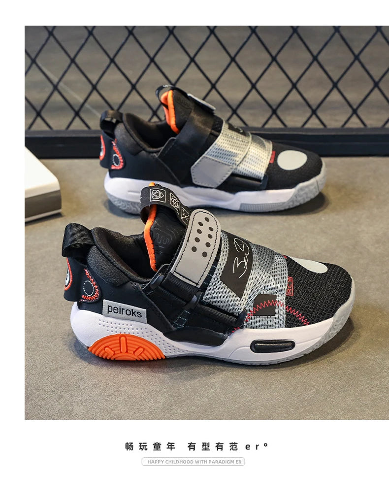 2026 New Children's Basketball Shoes For Boys Girls Non-slip Kids Sport Shoes Lightweight Outdoor Sneakers Trainers Footwear