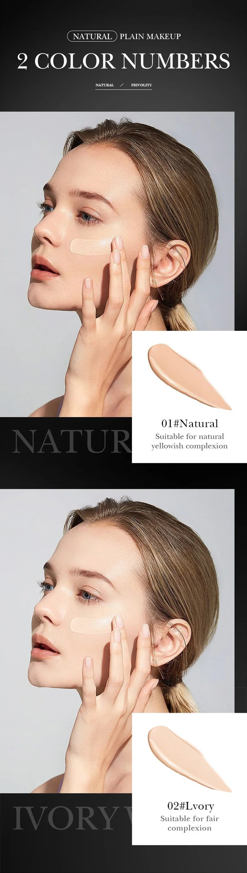 BIOAOUA Aloe Vera Beauty Air Cushion BB Cream Concealer Oil Control Brighten Skin Tone Isolation Foundation Cream Facial Makeup