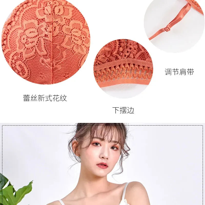 Women Bras Comfort Sport Bralette Underwear Sexy Seamless Lingerie Lace Backless Push Up Bra Corsets Top with Cups Ropa Mujer