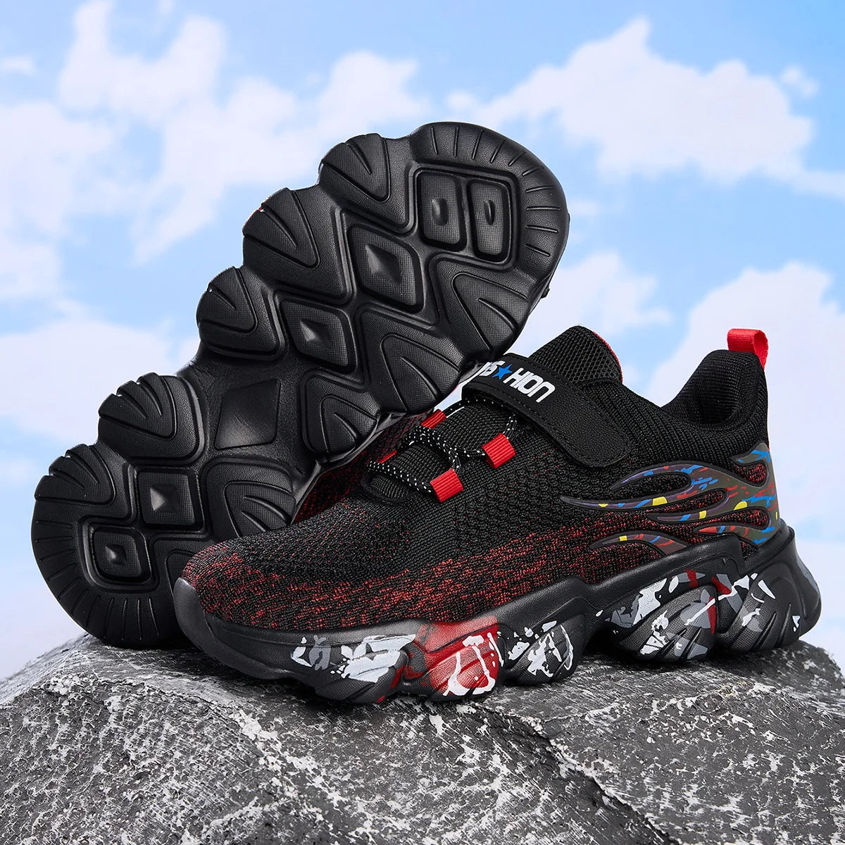 Children's Shoes Girl Boy Outdoors Running Shoes Non-slip Kids Mesh Tennis School Casual Fashion For Students