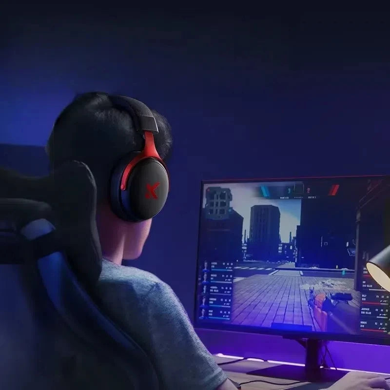 MCHOSE V9 Pro Wireless 3-Mode Headphones Esports Noise Reduction Mic Customizable Head-mounted Earphones for Music Gaming PC