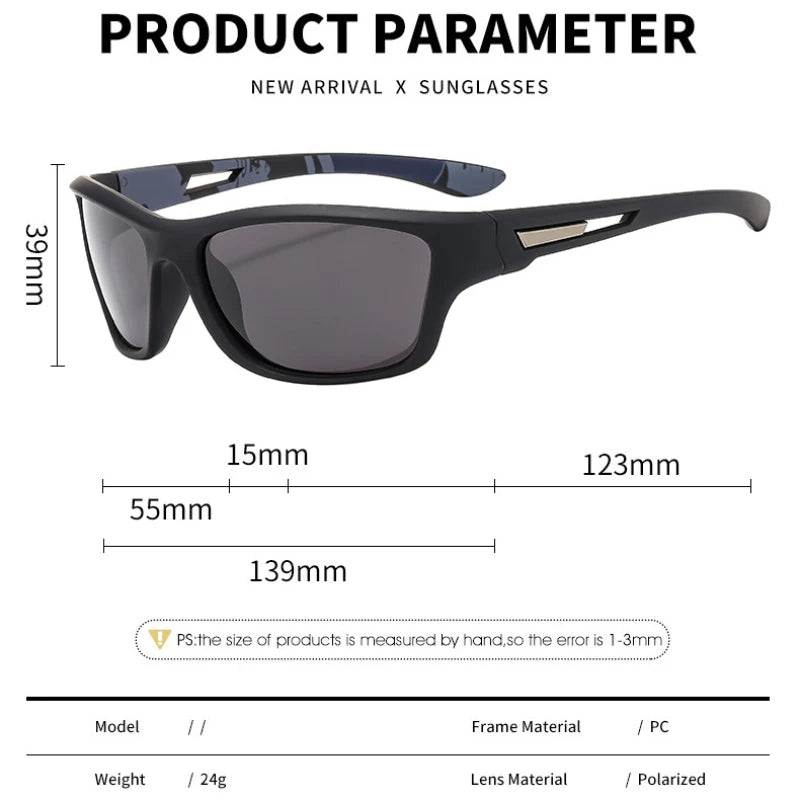 Polarized Fishing Sunglasses Men Women Driving Shades Sun Glasses Outdoor Hiking Cycling Traveling Eyewear UV400 Protection