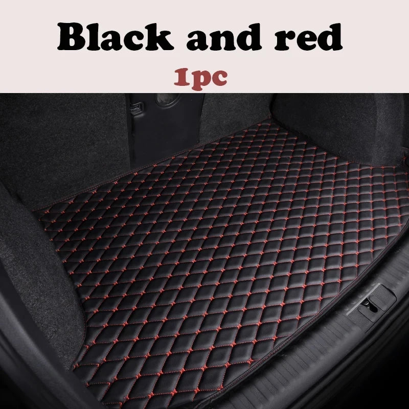 Car Trunk Mats For Hyundai Kona Kauai OS 2018~2022 Waterproof