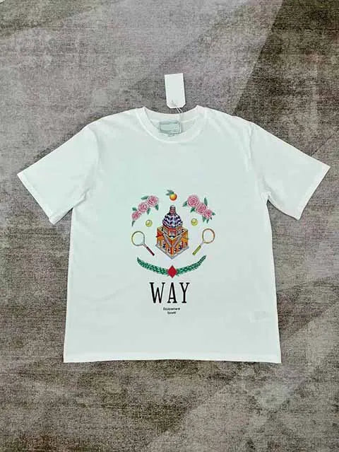 Top Version 1:1 Casinoblank Morocco Way Fruit Logo Printed Women Men T shirts Tops tees Oversized Men Cotton T shirt