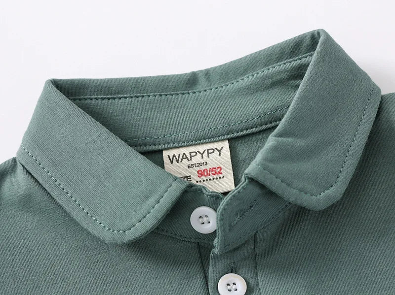 Kids Polo T Shirts Solid Cotton Boys Sport Polo T-Shirts Children's Tops Fashion Kids Clothes Summer Children Polo Tees
