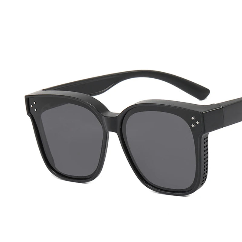 Polarized Sunglasses Men Women Wear Over Myopia Prescription Glasses Fashion Designer Outdoor Fishing Driving Goggles