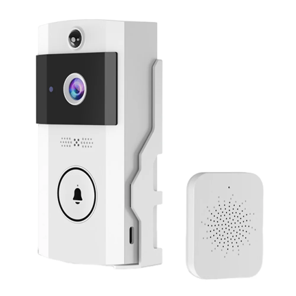 Waterproof Visual Intercom Doorbell Solar Power Wireless Front Door Camera HD Home Security Video Doorbell Outdoor Surveillance