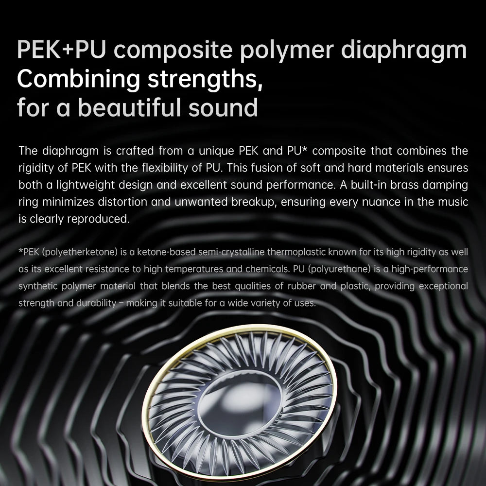 FiiO JT3 Over-Ear Open-Back Headphones, 50mm Dynamic Driver, PEK+PU Composite Diaphragm, Detachable 3.5mm Cable with Mic