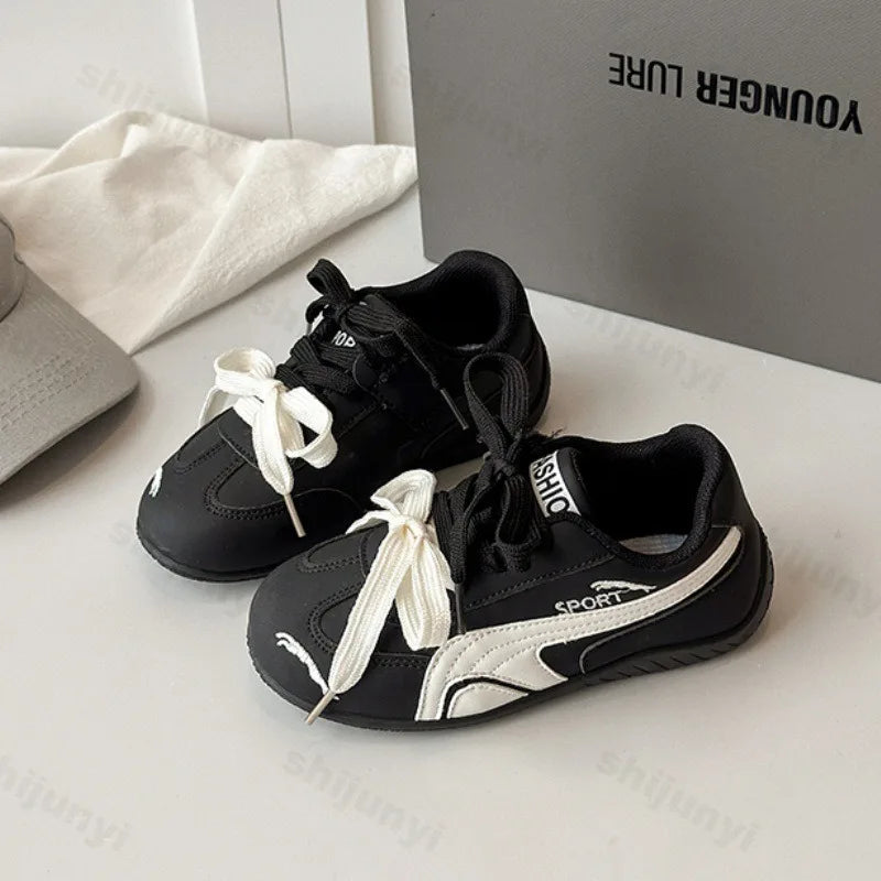 Children's Sports Shoes 2025 Autumn Boys Girls Comfortable Non Slip Outdoor Casual Shoes Kids Fashion Low-top Flat Sneakers