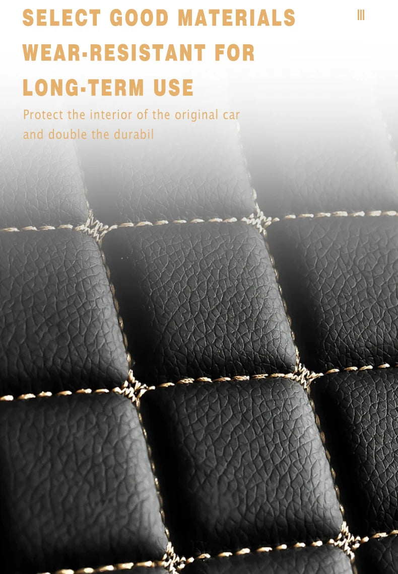 Universal Car Trunk Carpets Rear Rugs Auto Accessories Interior Products Covers Parts Waterproof Automobiles Custom Replacement