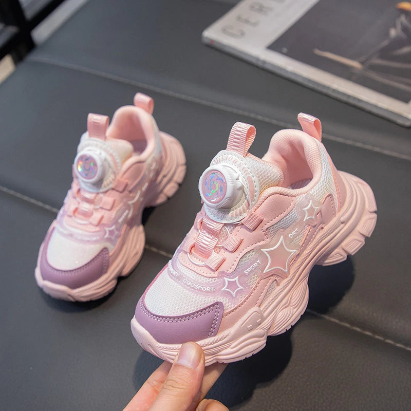 Kids Shoes For  Girls Fashion Children Casual Shoes Non-slip Sneakers