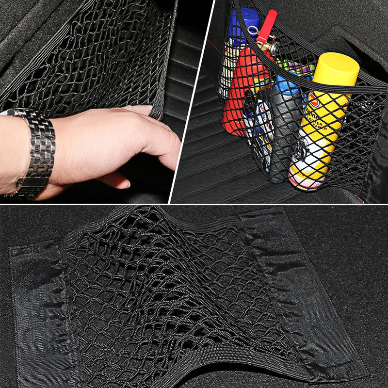 Organizer Net Mesh Seat Elastic Magic Storage for Dacia Duster Car Accessories