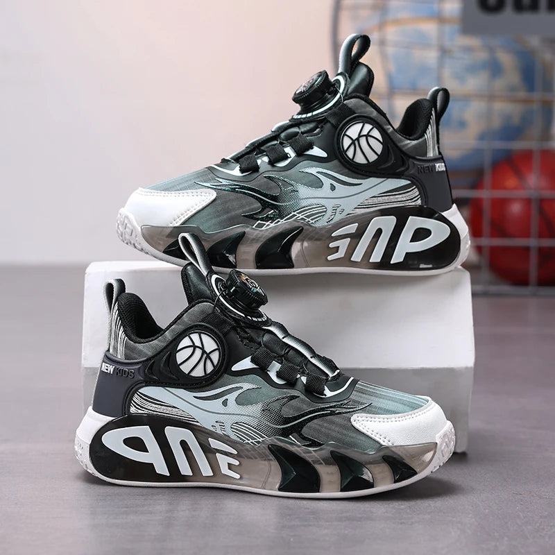 Children Shoes Boys Sneaker 4 To 12 Years Autumn Kiss Daily Casual Sneaker Fashion Print Platform Thick Sole Boys Sports Shoes